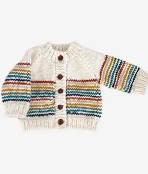 Stripe Cardigan in Retro