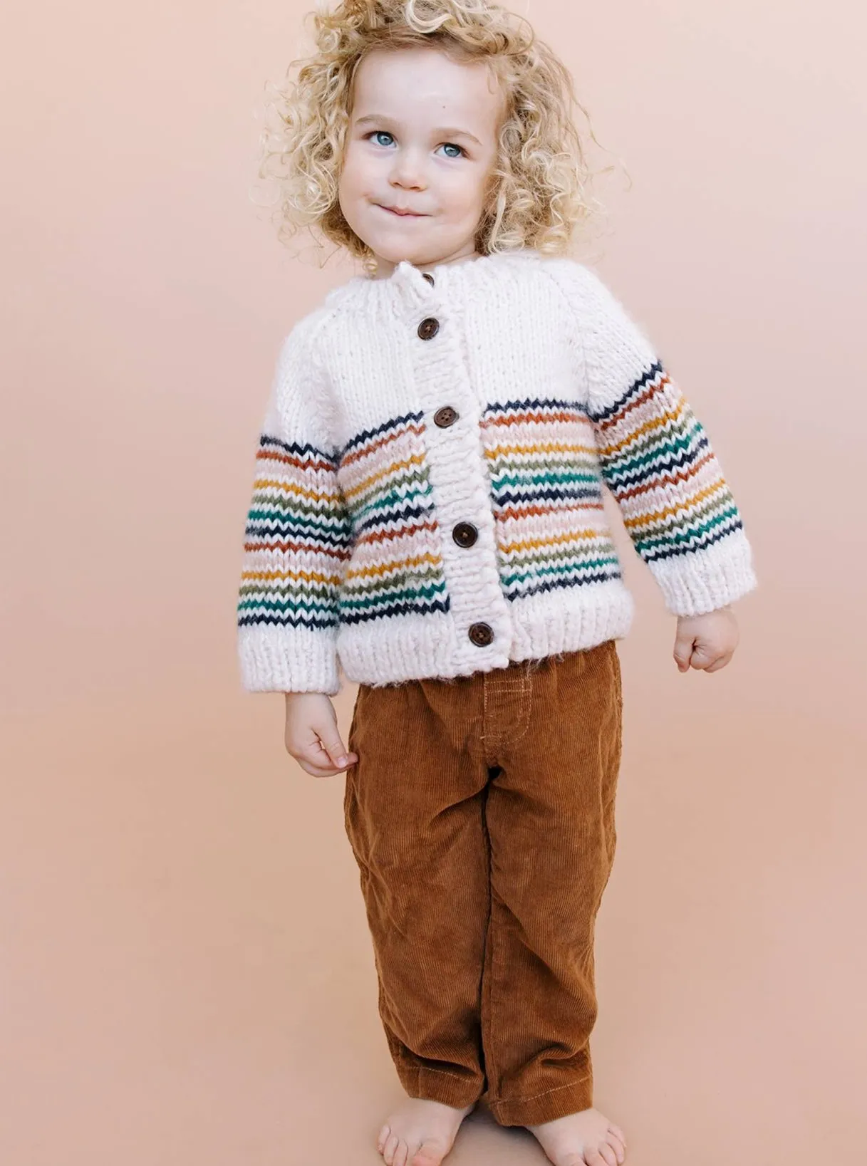 Stripe Cardigan in Retro