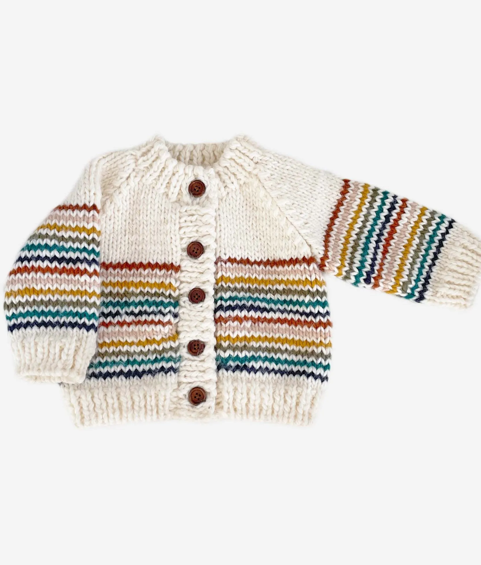 Stripe Cardigan in Retro