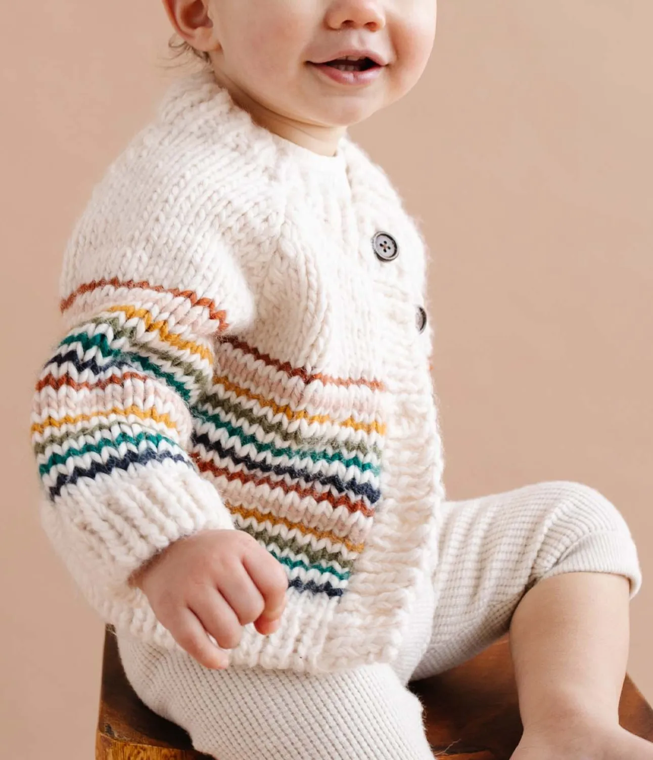 Stripe Cardigan in Retro