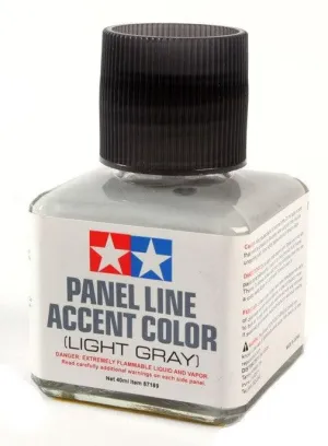 Tamiya 87189 Panel Line Accent Color Light Gray 40ml TAM87189
