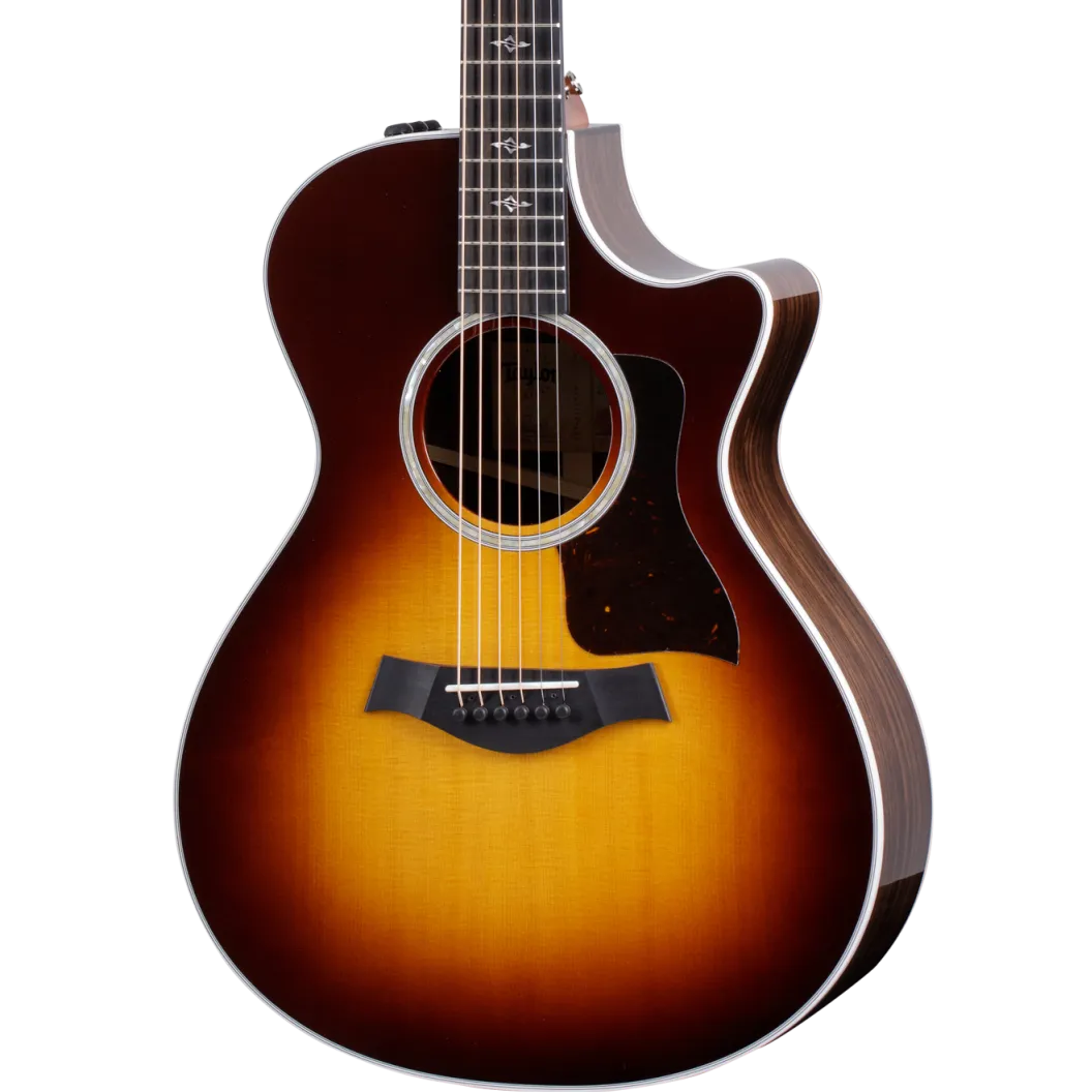 Taylor 412ce-R Grand Concert Acoustic Electric Guitar - Tobacco Sunburst Top