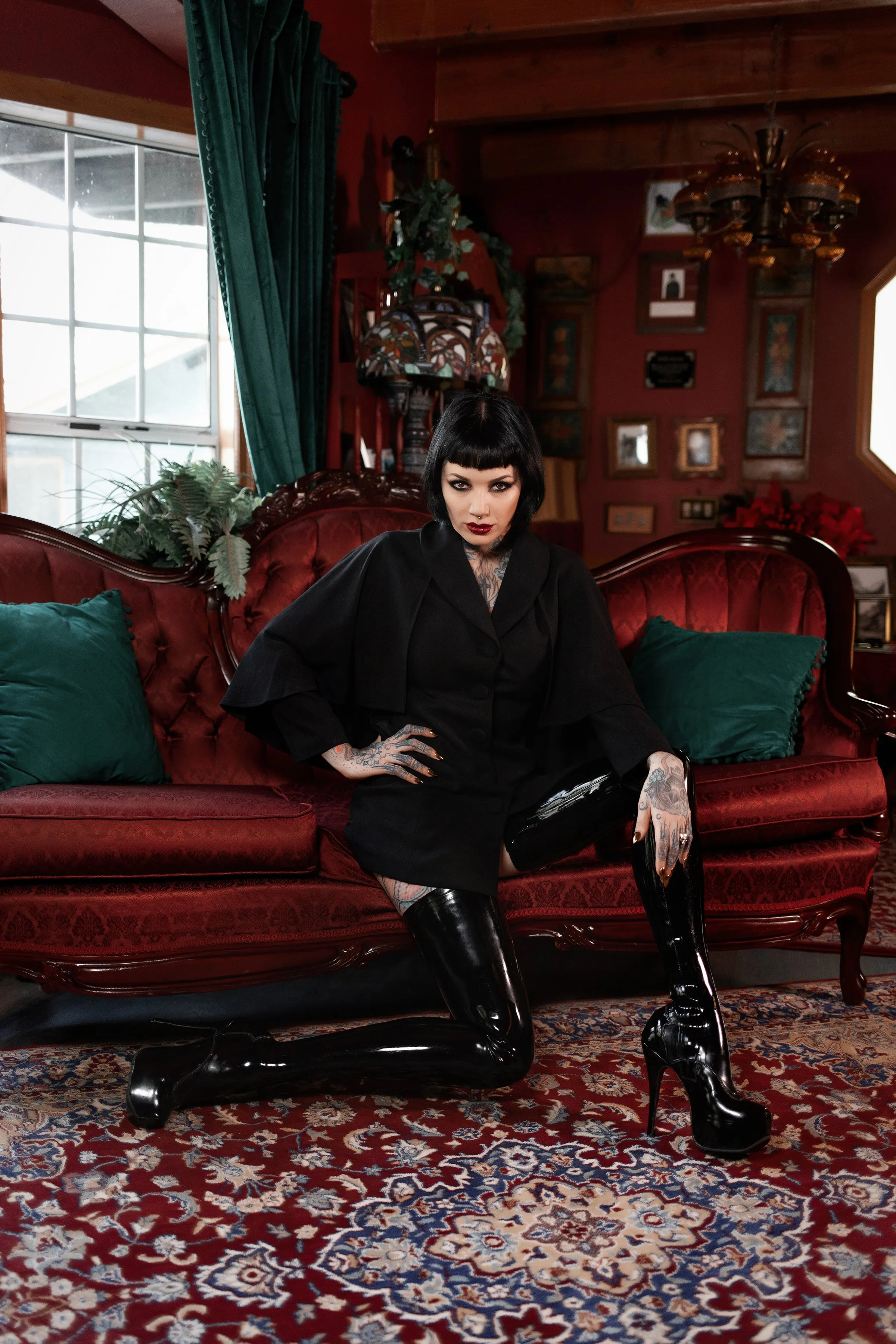 The Nevermore Caped Coat