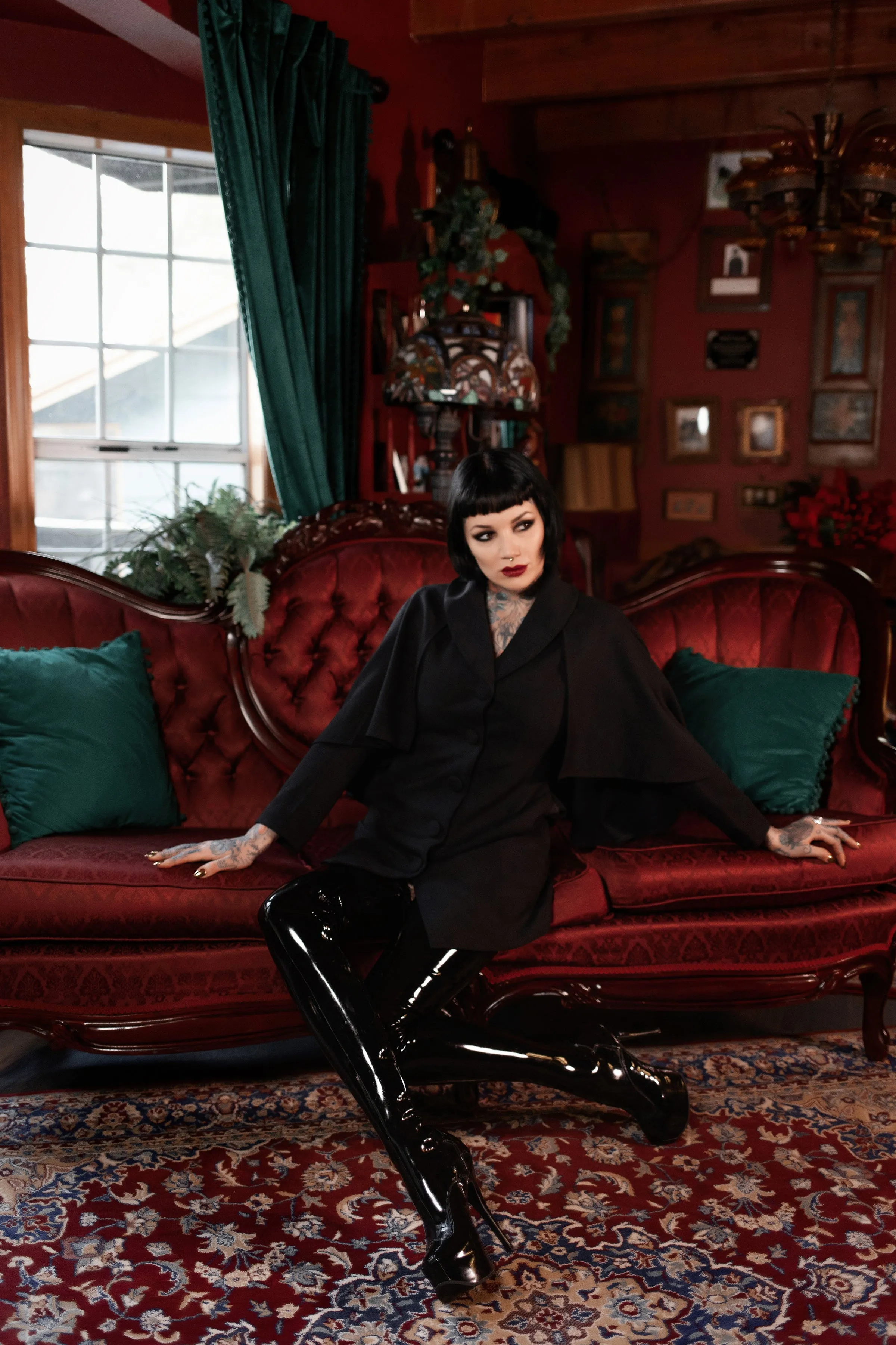 The Nevermore Caped Coat