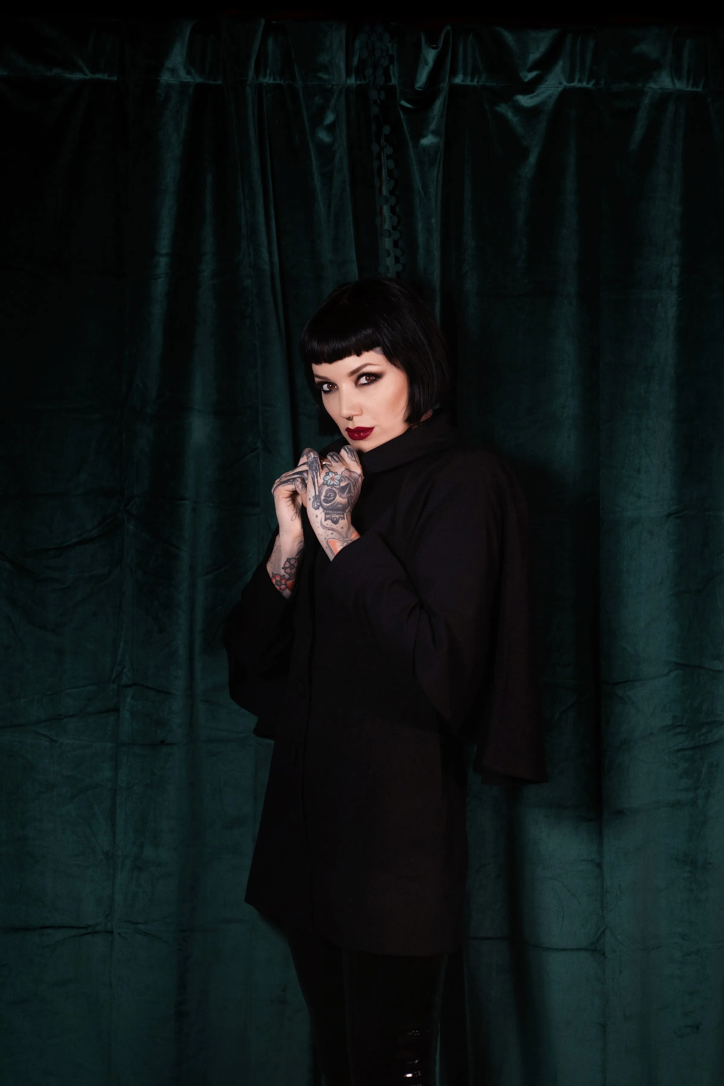 The Nevermore Caped Coat