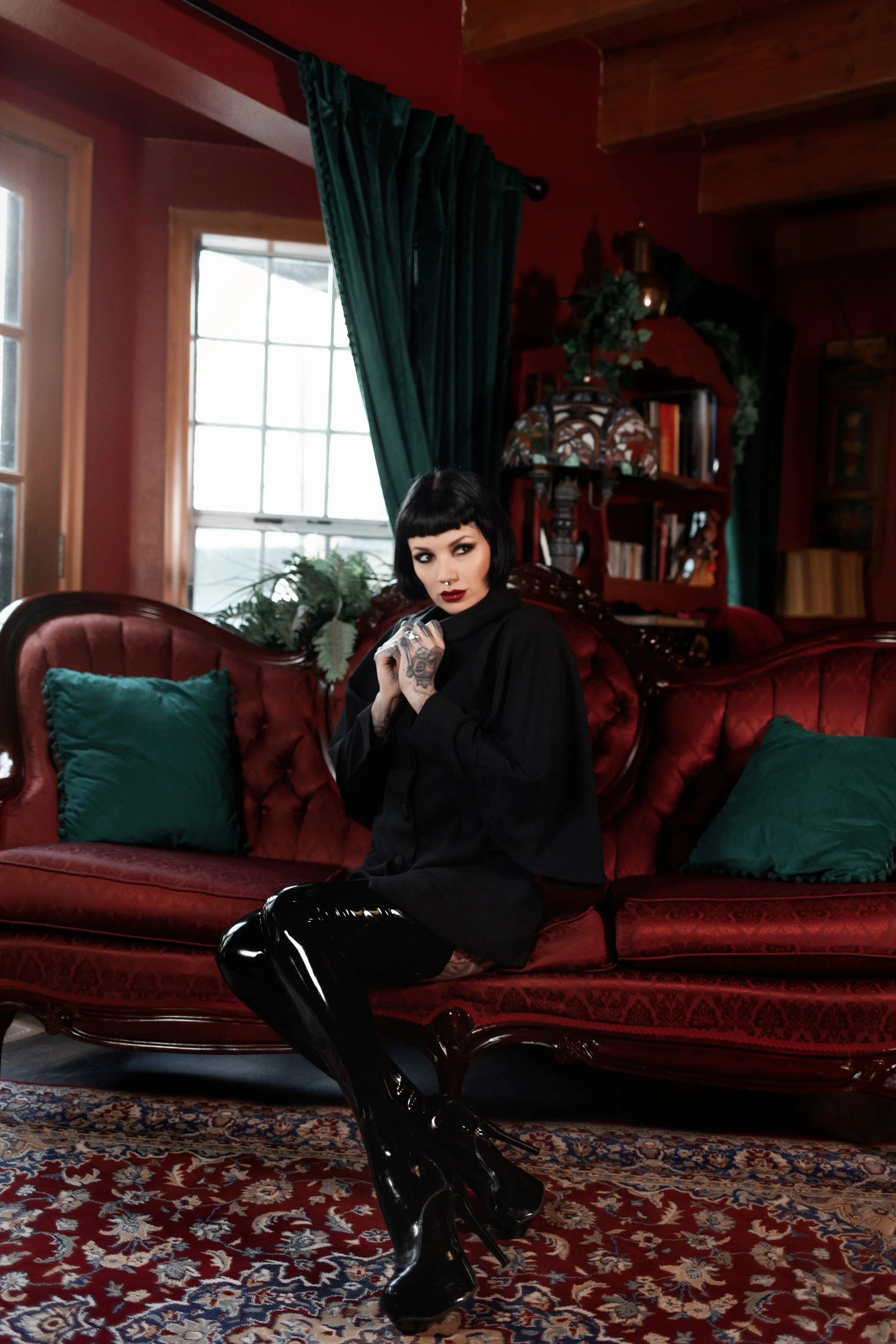 The Nevermore Caped Coat