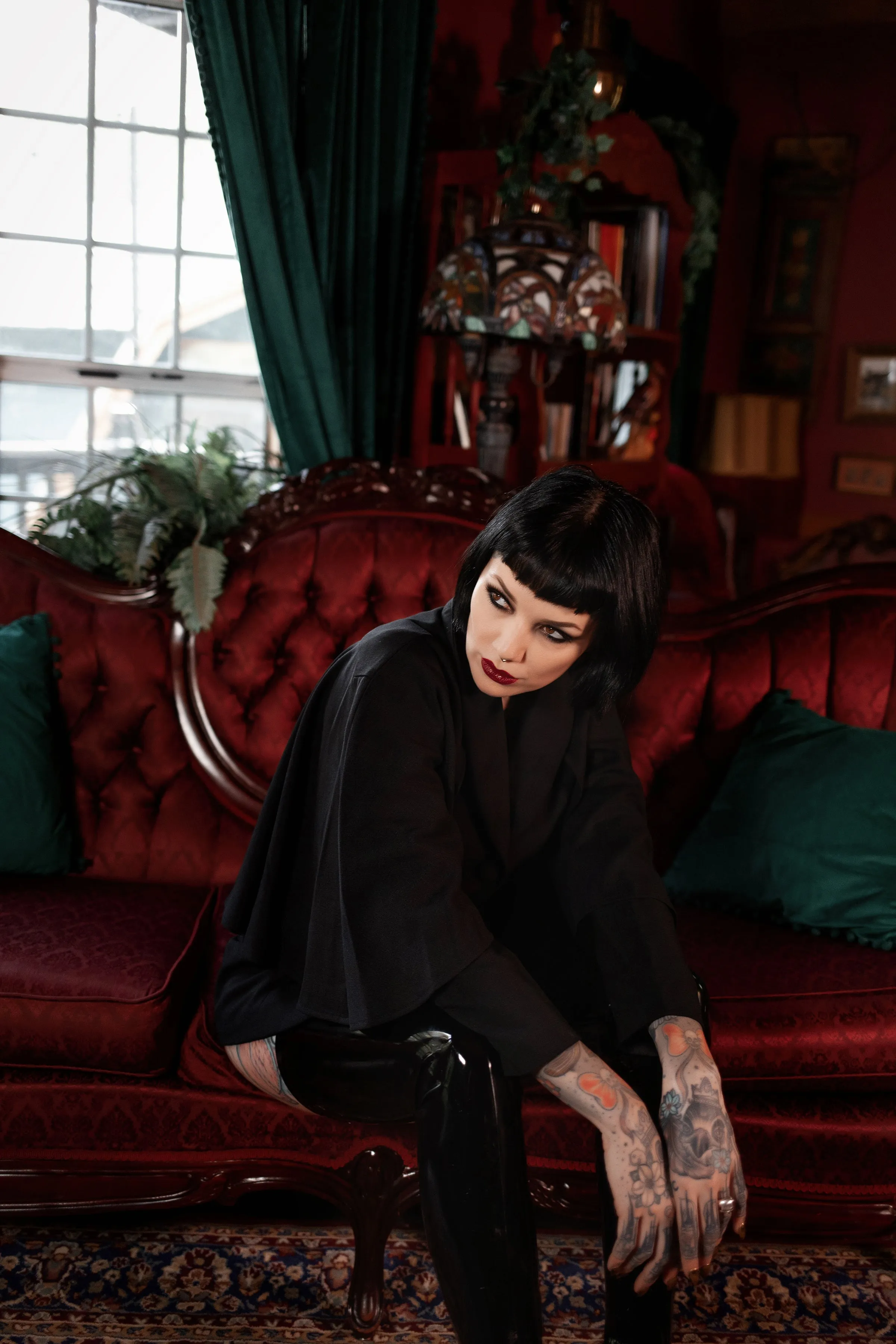 The Nevermore Caped Coat