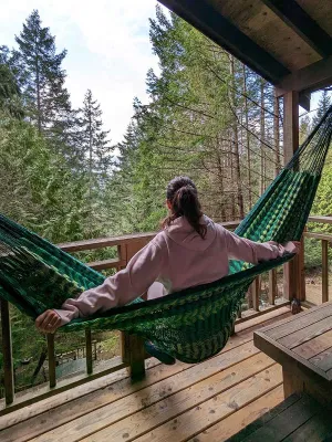 Thick Lounger Hammock - Rainforest