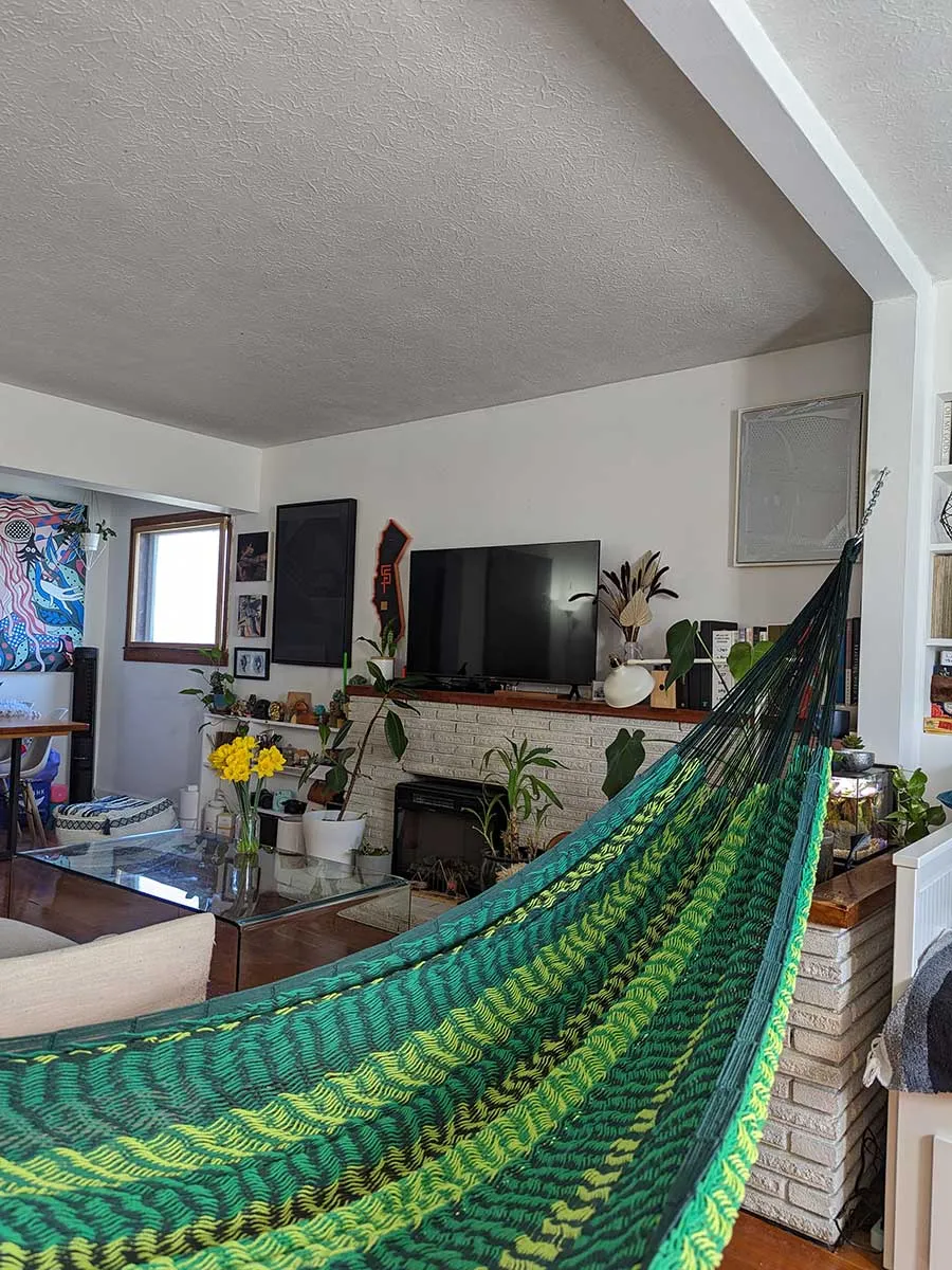 Thick Lounger Hammock - Rainforest