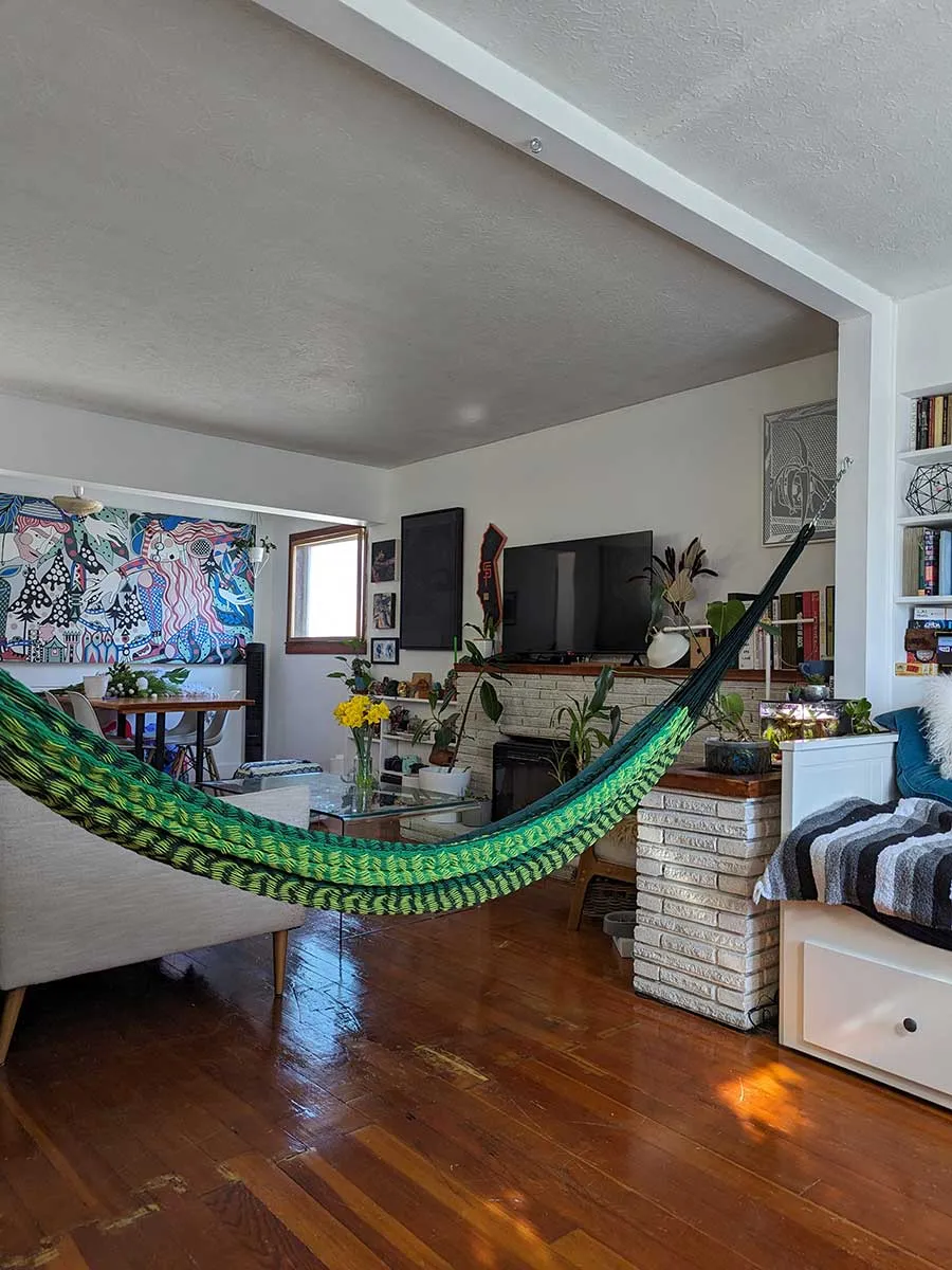 Thick Lounger Hammock - Rainforest