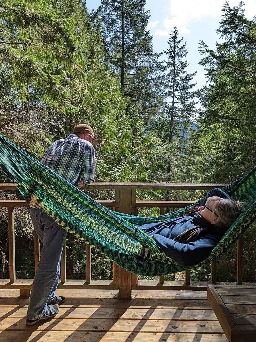 Thick Lounger Hammock - Rainforest