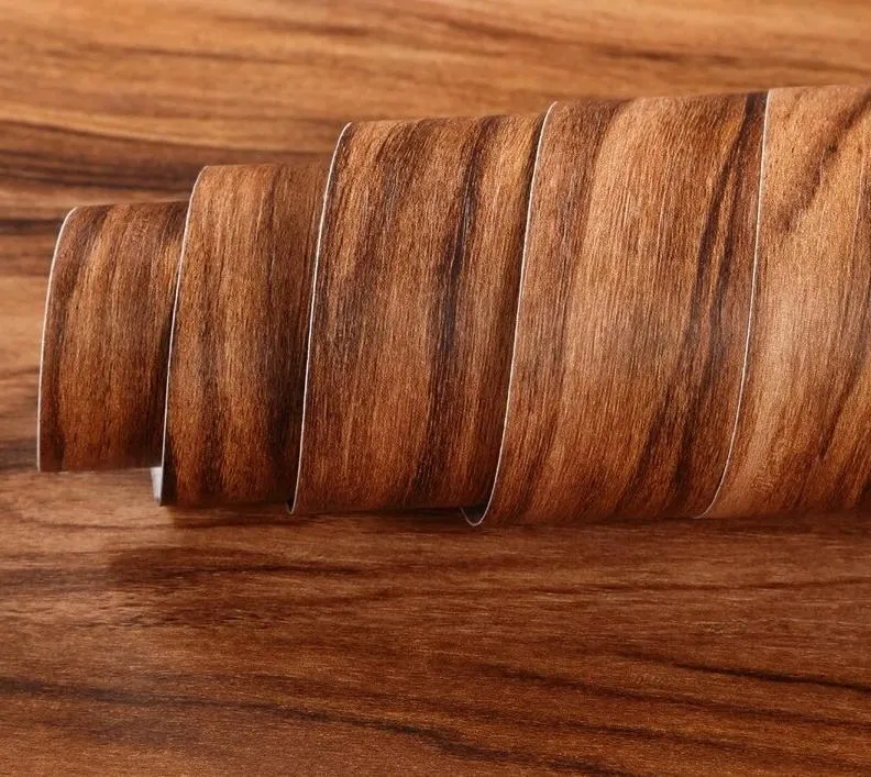 Thickened Wood Grain Self-adhesive Wallpaper