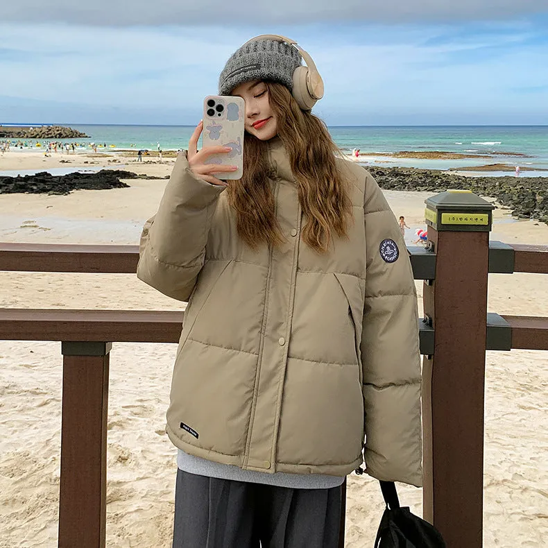 Toleet 2000s fashion Winter Cotton-Padded Coat for Women 2024 New Cotton-Padded Coat Thickened Cotton-Padded Coat Jacket Korean Style Wear Bread Coat