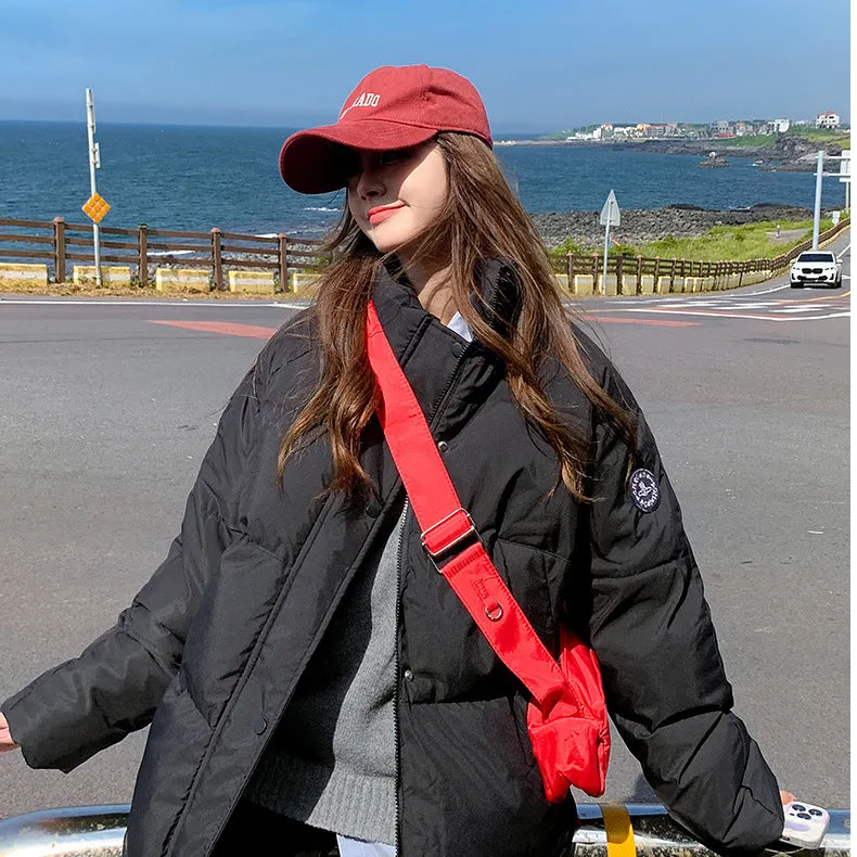 Toleet 2000s fashion Winter Cotton-Padded Coat for Women 2024 New Cotton-Padded Coat Thickened Cotton-Padded Coat Jacket Korean Style Wear Bread Coat