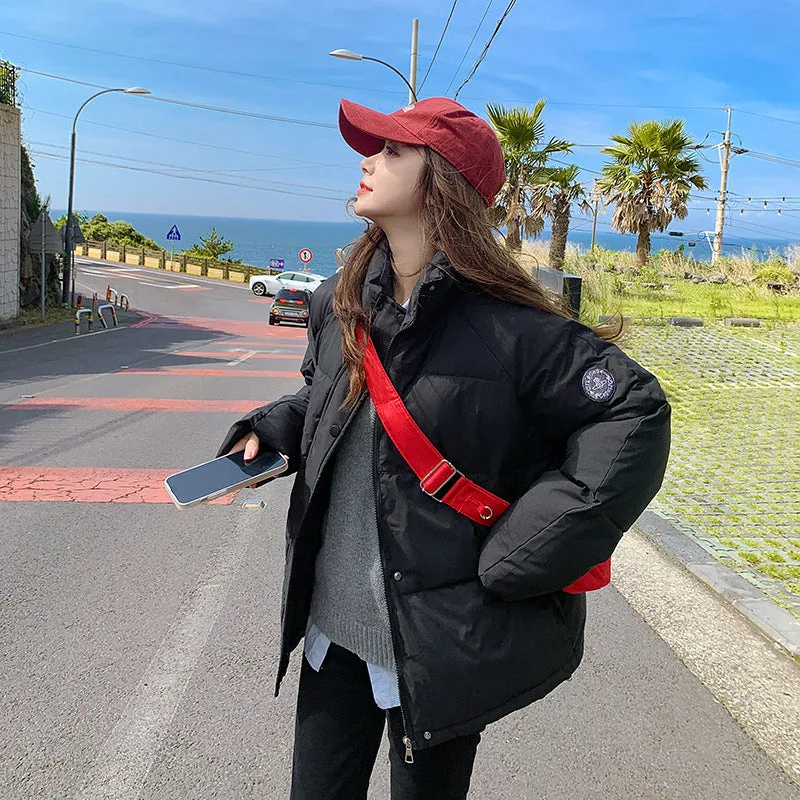Toleet 2000s fashion Winter Cotton-Padded Coat for Women 2024 New Cotton-Padded Coat Thickened Cotton-Padded Coat Jacket Korean Style Wear Bread Coat