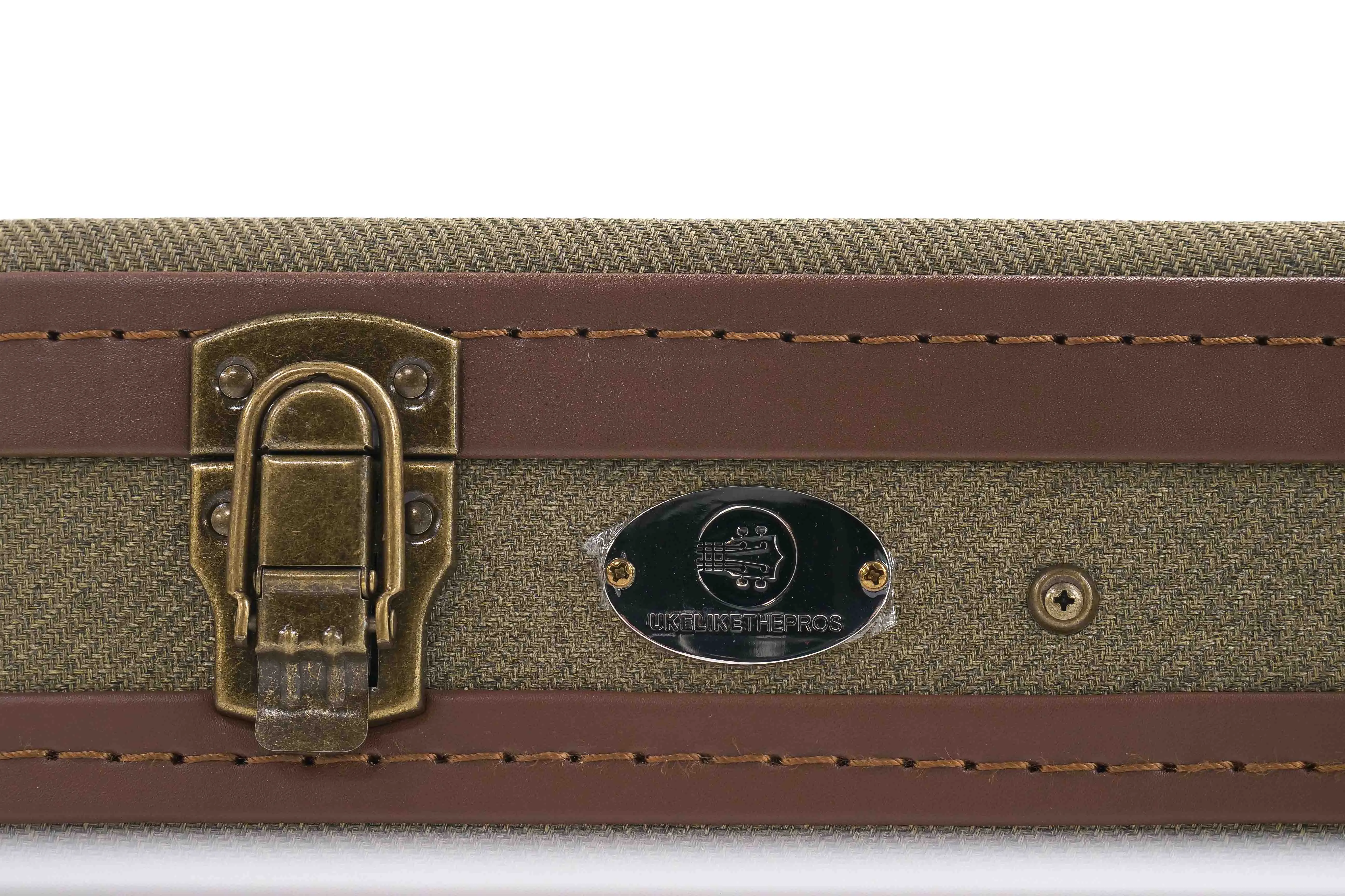 ULTP OTT-AT Olive Tweed Archtop Tenor Ukulele Hardshell Case