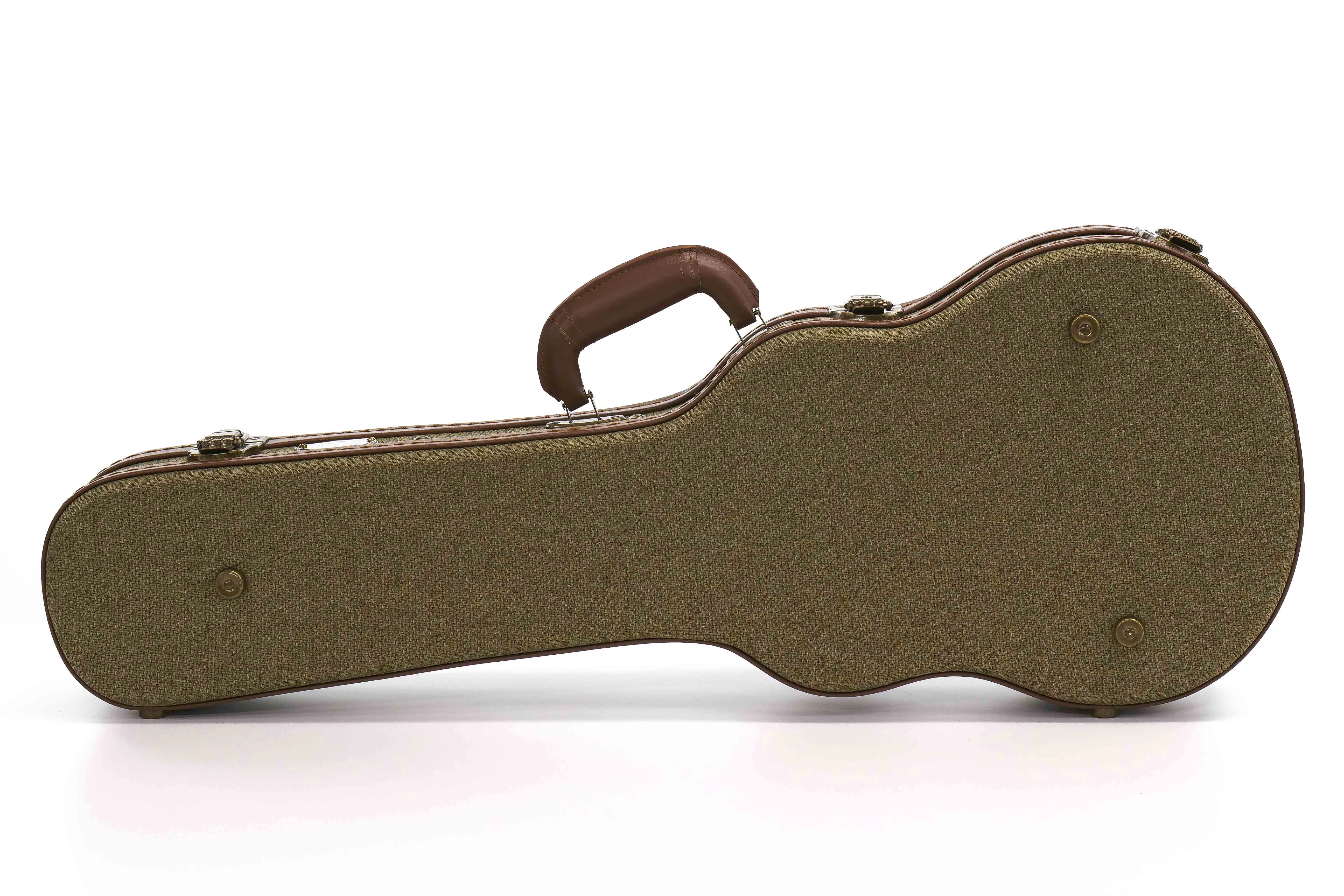 ULTP OTT-AT Olive Tweed Archtop Tenor Ukulele Hardshell Case