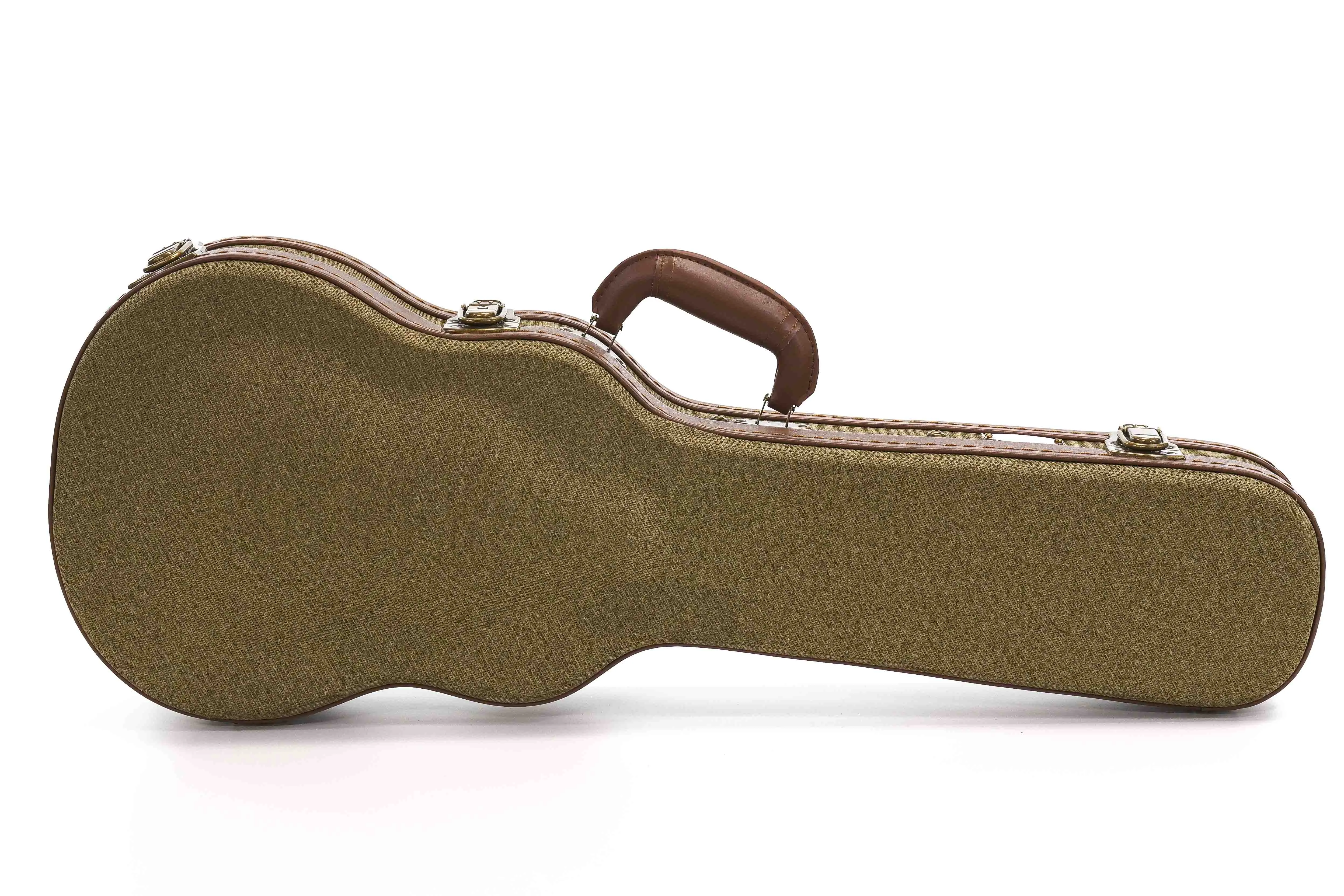 ULTP OTT-AT Olive Tweed Archtop Tenor Ukulele Hardshell Case