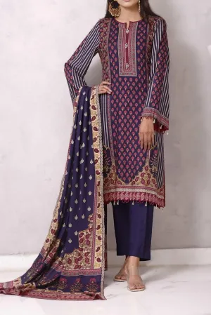 VS Textile Ladies Un-Stitch Signature Printed Linen D-907C