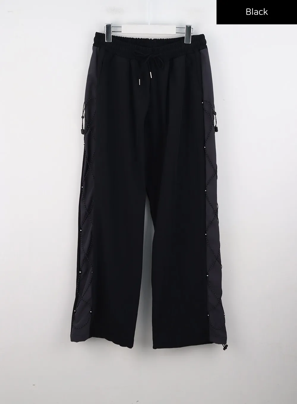 Wide-Leg Nylon Pants CG325