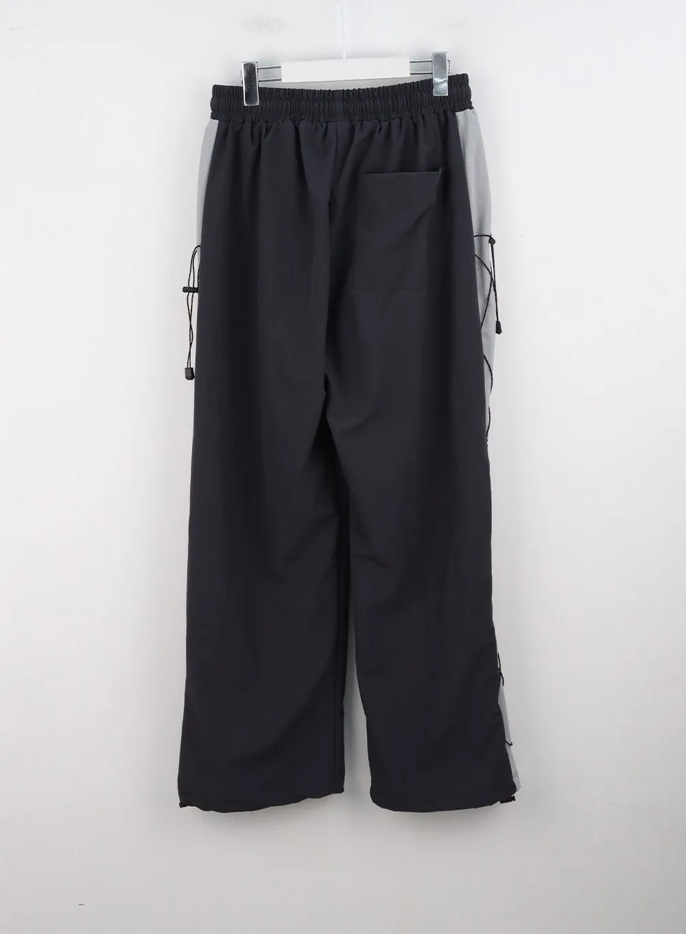 Wide-Leg Nylon Pants CG325