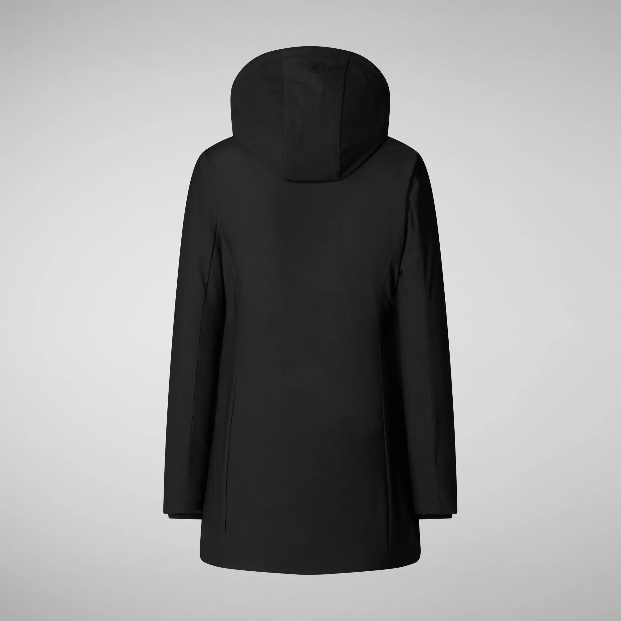 Women's Hooded Coat Lila in black