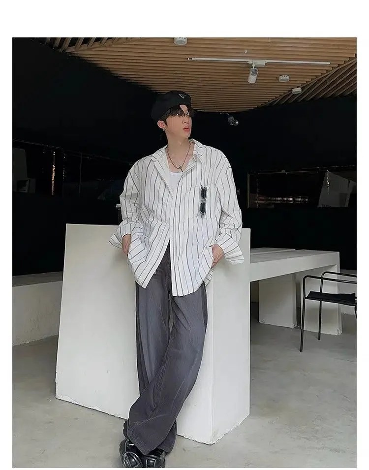 Woo Gradient Corduroy Wide Leg Pants