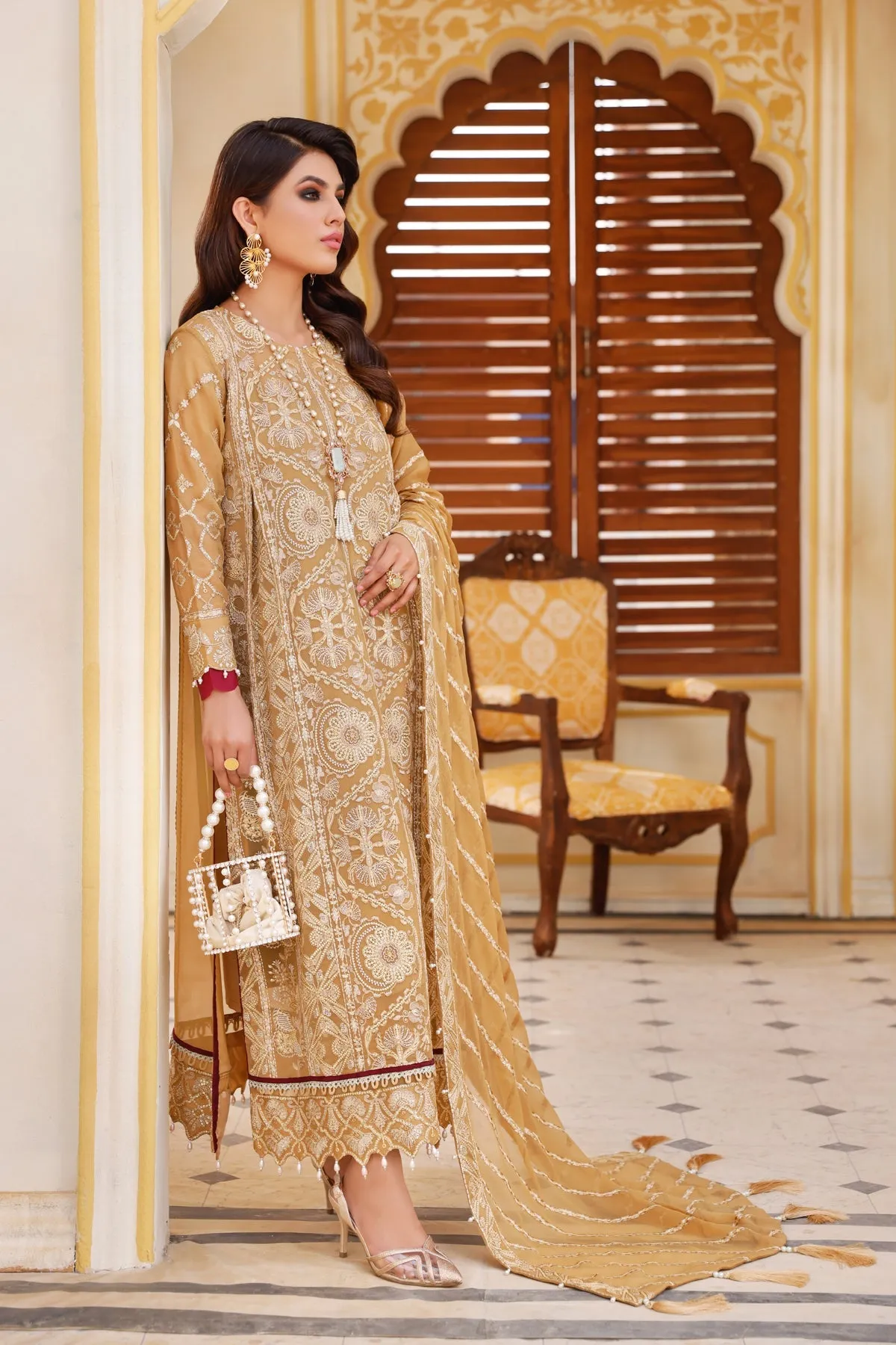 Xenia Pareesia Embroidered Chiffon Collection Chapter 2 – MAAHRU