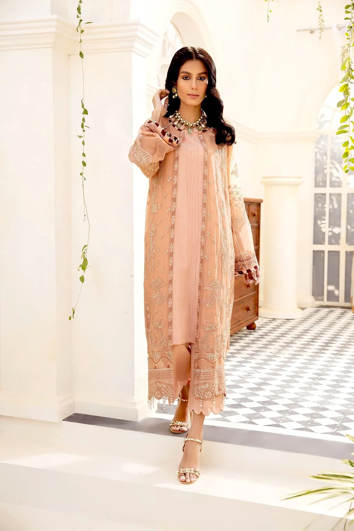 Xenia Pareesia Embroidered Chiffon Collection – MOIRA